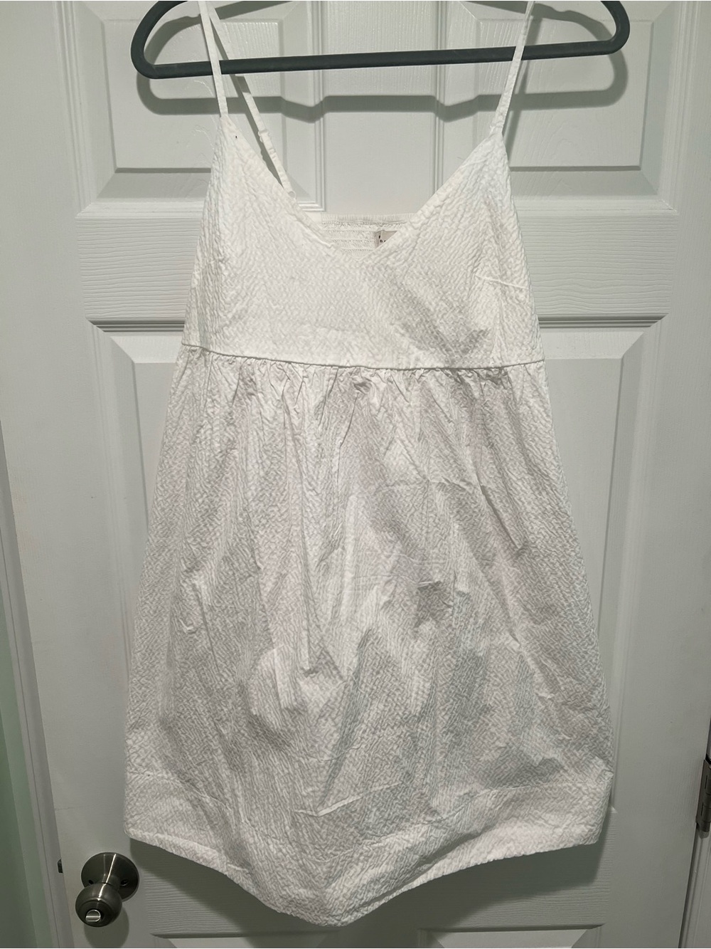 a new day White Textured V-Neck Sundress